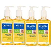 Sabonete Líquido De Glicerina Granado Bebe 4 Embalagens com 250 ml Sabonete Líquido De Glicerina Granado Bebe 4 Embalagens com 250 ml
