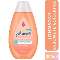 Sabonete líquido de glicerina hipoalergênico 200mL Johnsons Baby