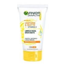 Sabonete Liquido de Limpeza Facial Efeito Matte Antioleosidade 120g - Garnier