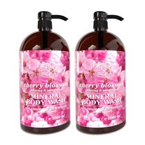 Sabonete líquido Dead Sea Collection Cherry com minerais 2x2L