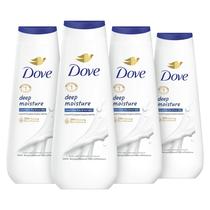 Sabonete Líquido Dove Deep Moisture - 4 Unidades de 500ml para Pele Seca