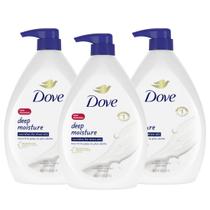 Sabonete líquido Dove Deep Moisture Nourish Skin, pacote com 1 litro e 3 Sabonete líquido Dove Deep Moisture Nourish Skin, pacote com 1 litro e 3