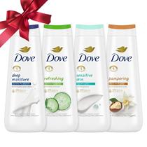 Sabonete líquido Dove Deep Moisture Sensitive Skin 591ml, pacote com 4