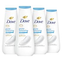 Sabonete líquido Dove, esfoliante suave com minerais marinhos, 600 ml x4 Sabonete líquido Dove, esfoliante suave com minerais marinhos, 600 ml x4