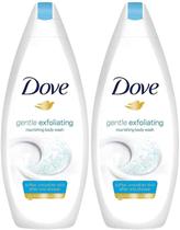 Sabonete líquido Dove Gentle Esfoliante de 500 ml (pacote com 2)
