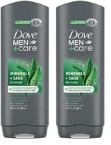 Sabonete líquido DOVE MEN + CARE Elements Mineral+Sage 530 ml x2