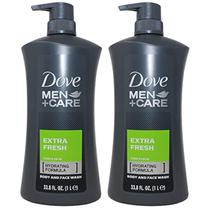 Sabonete líquido Dove Men Extra Fresh, 1 L (1000 ml), pacote com 2