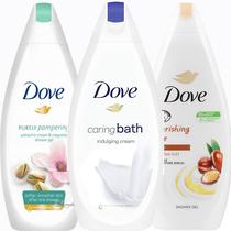 Sabonete líquido Dove Variety Set 3 Creme de Pistache Mangolia 750 ml