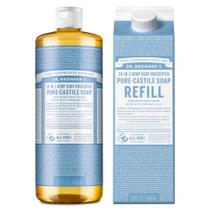 Sabonete líquido Dr. Bronner's Pure-Castile Baby Sem Perfume 946 ml