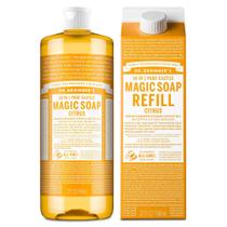 Sabonete líquido Dr. Bronner's Pure-Castile Magic Citrus 946 ml Sabonete líquido Dr. Bronner's Pure-Castile Magic Citrus 946 ml