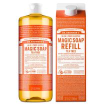 Sabonete líquido Dr. Bronner's Pure-Castile Magic Tea Tree 946ml Sabonete líquido Dr. Bronner's Pure-Castile Magic Tea Tree 946ml
