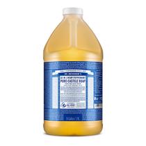 Sabonete líquido Dr. Bronner's Pure-Castile Peppermint 1,89L 18 em 1