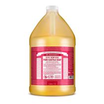 Sabonete líquido Dr. Bronner's Pure-Castile Rose 3,78 L 18 em 1