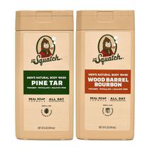 Sabonete líquido Dr. Squatch Natural Pine Tar + Wood Bourbon 414 ml, 2 unidades