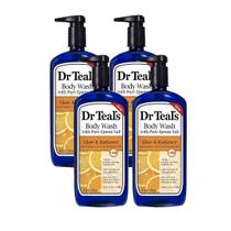 Sabonete líquido Dr. Teal's Glow & Radiance Vitamina C 4x710ml Sabonete líquido Dr. Teal's Glow & Radiance Vitamina C 4x710ml