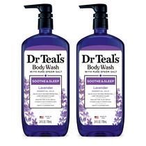 Sabonete Líquido Dr. Teal's Soothe & Sleep com Sal de Epsom - 2 Unidades de 720mL