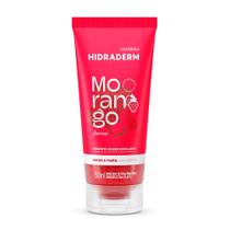 Sabonete Líquido Esfoliante Hidraderm Corpo e Rosto Morango 150ml