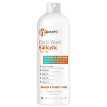 Sabonete líquido esfoliante KERAPIL com ácido salicílico 480 ml fabricado nos EUA
