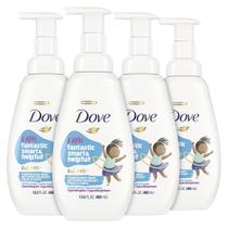 Sabonete líquido espumante Dove Kids Cotton Candy 400 ml, pacote com 4 Sabonete líquido espumante Dove Kids Cotton Candy 400 ml, pacote com 4