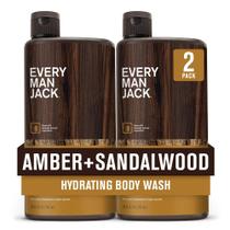 Sabonete líquido Every Man Jack Amber+Sandalwood 720mL x 2 Sabonete líquido Every Man Jack Amber+Sandalwood 720mL x 2