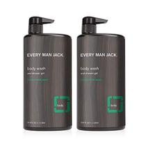 Sabonete líquido Every Man Jack Eucalyptus Mint, 1 litro para homens, pacote com 2