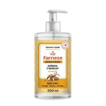 Sabonete liquido farnese antibacteriano nutricao 500 mililitro caixa com 12