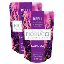 Sabonete Líquido Fiorucci Lavanda Suavidade e Hidratação Refil 440ml Kit com duas unidades