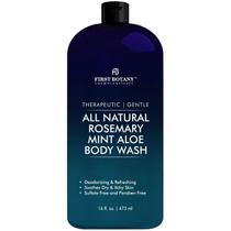 Sabonete líquido First Botany ALL Natural 480 ml de alecrim e menta