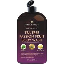 Sabonete líquido First Botany, totalmente natural, 480 ml de maracujá