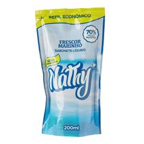 Sabonete Líquido Frescor Marinho Refil 200ml Nathy