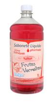 Sabonete Líquido Glicerinado Frutas Vermelhas 1L Sabonete Líquido Glicerinado Frutas Vermelhas 1L