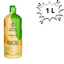 Sabonete Líquido Glicerinado Proteção Natural 1 Litro 1000ml PH Neutro Corpo Dourado Sabonete Líquido Glicerinado Proteção Natural 1 Litro 1000ml PH Neutro Corpo Dourado
