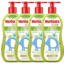 Sabonete Líquido Huggies Chá de Camomila Bebê 4 Embalagens Sabonete Líquido Huggies Chá de Camomila Bebê 4 Embalagens