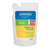 SABONETE LÍQUIDO INFANTIL da GRANADO BEBÊ GLICERINA TRADICIONAL REFIL 250ML
