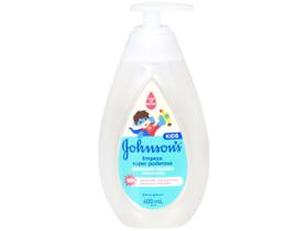 Sabonete Líquido Infantil Johnsons Kids - Limpeza Super Poderosa 400ml