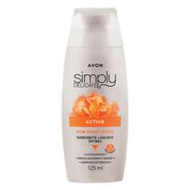 Sabonete Líquido Íntimo Avon Simply Delicate Active - 125ml