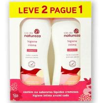 Sabonete Líquido Íntimo Cremoso 2 X 210ml Cia Da Natureza