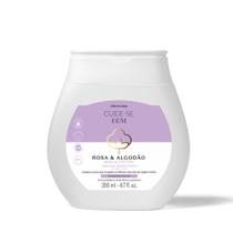 Sabonete Líquido Íntimo Cuide-se Bem Rosa e Algodão 200ml OBoticário - OBoticário Sabonete Líquido Íntimo Cuide-se Bem Rosa e Algodão 200ml OBoticário - OBoticário