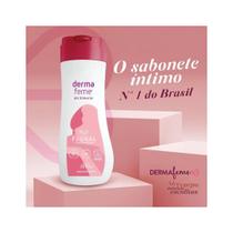 Sabonete Líquido Íntimo Derma Feme Floral Com 200ml