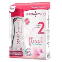 Sabonete Líquido Íntimo Dermafeme Floral Kit com 2 Frascos de 200ml cada - Cimed Sabonete Líquido Íntimo Dermafeme Floral Kit com 2 Frascos de 200ml cada - Cimed