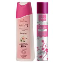 Sabonete Líquido Íntimo Ella Vanilla + Desodorante Íntimo Imagine (Rosa)