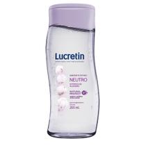 Sabonete Líquido íntimo Feminino Neutro Lucretin 200ml