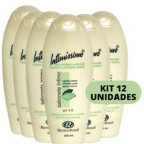Sabonete Líquido Íntimo Intimíssimo- Elimina Coceiras e Maus Odores - kit com 12 unidades