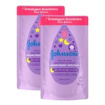 Sabonete Líquido Johnsons Baby Hora do Sono Refil 180ml Kit com duas unidades - JXJ