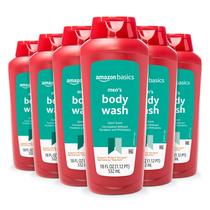 Sabonete líquido masculino Amazon Basics Sport Scent 540 ml, pacote com 6