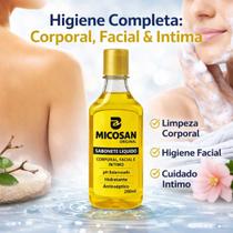 Sabonete Líquido Micosan Original 200ml Corporal, Facial e Íntimo