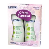 Sabonete Líquido Monange Lucretin Frescor 200ml - Embalagem com 2 Unidades