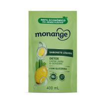 Sabonete Líquido Monange Refil Detox 400ml
