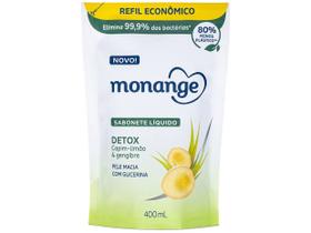 Sabonete Líquido Monange Refil Detox 400ml