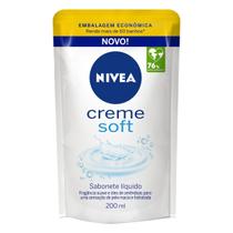 Sabonete Liquido Nivea 200ml Refil Creme Soft